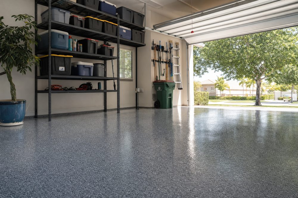 Garage floor epoxy coating